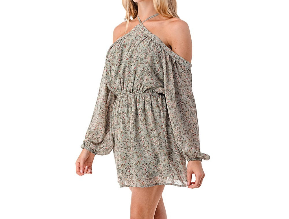 Dusty Floral Dress