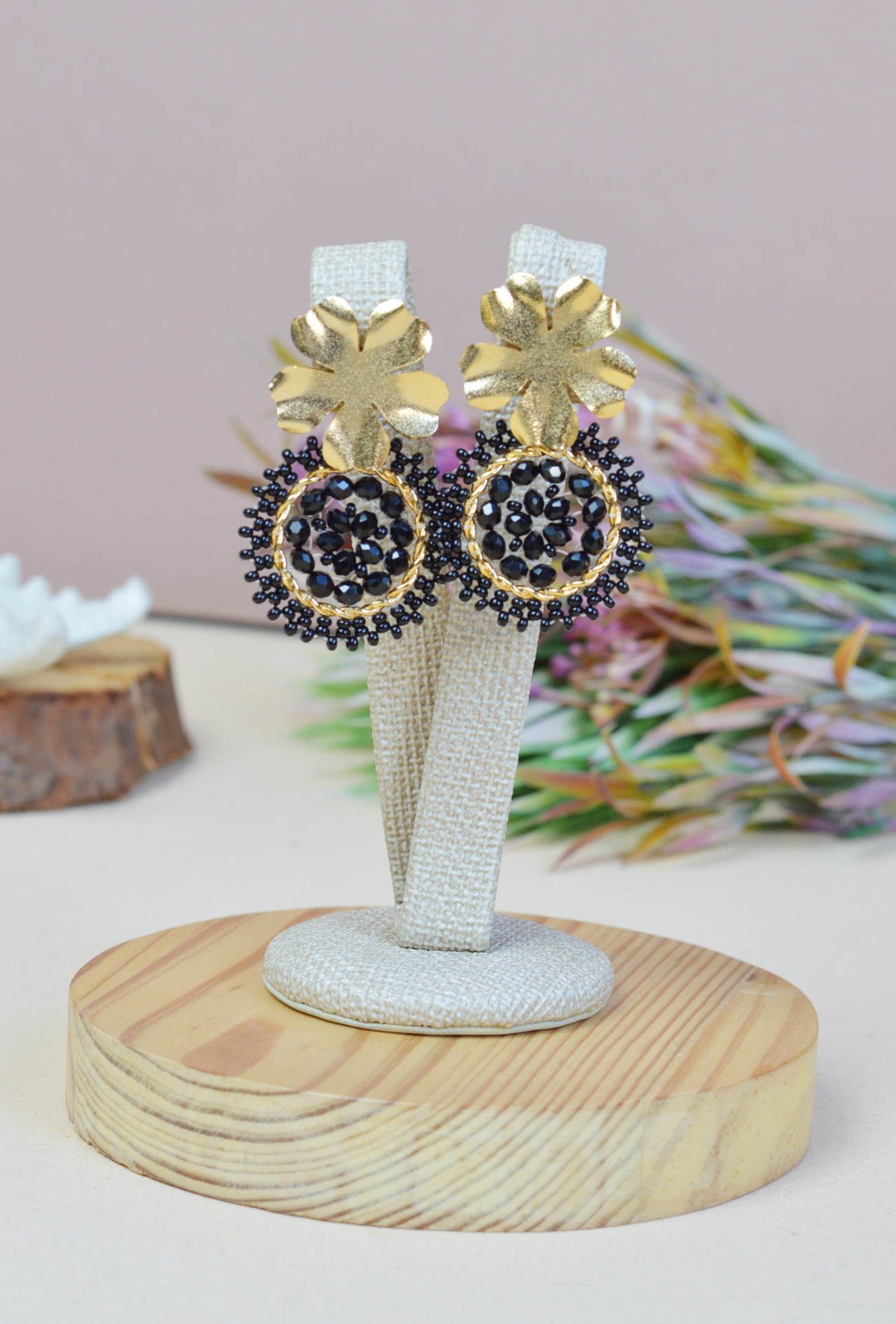 Hand made earrings | Beaded seed bead colorful handmade classy earrings