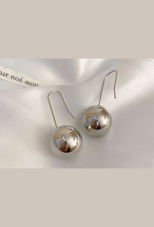 Ball Threader Dainty Earrings