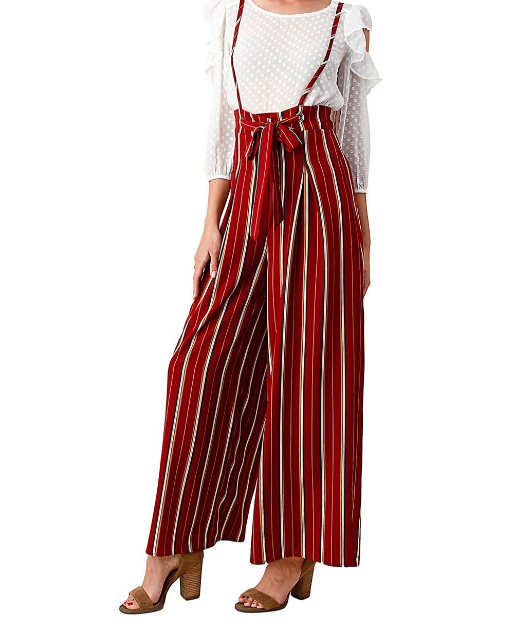 Red Stripe Pants