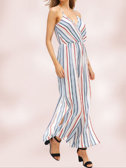 Striped Jumpsuit