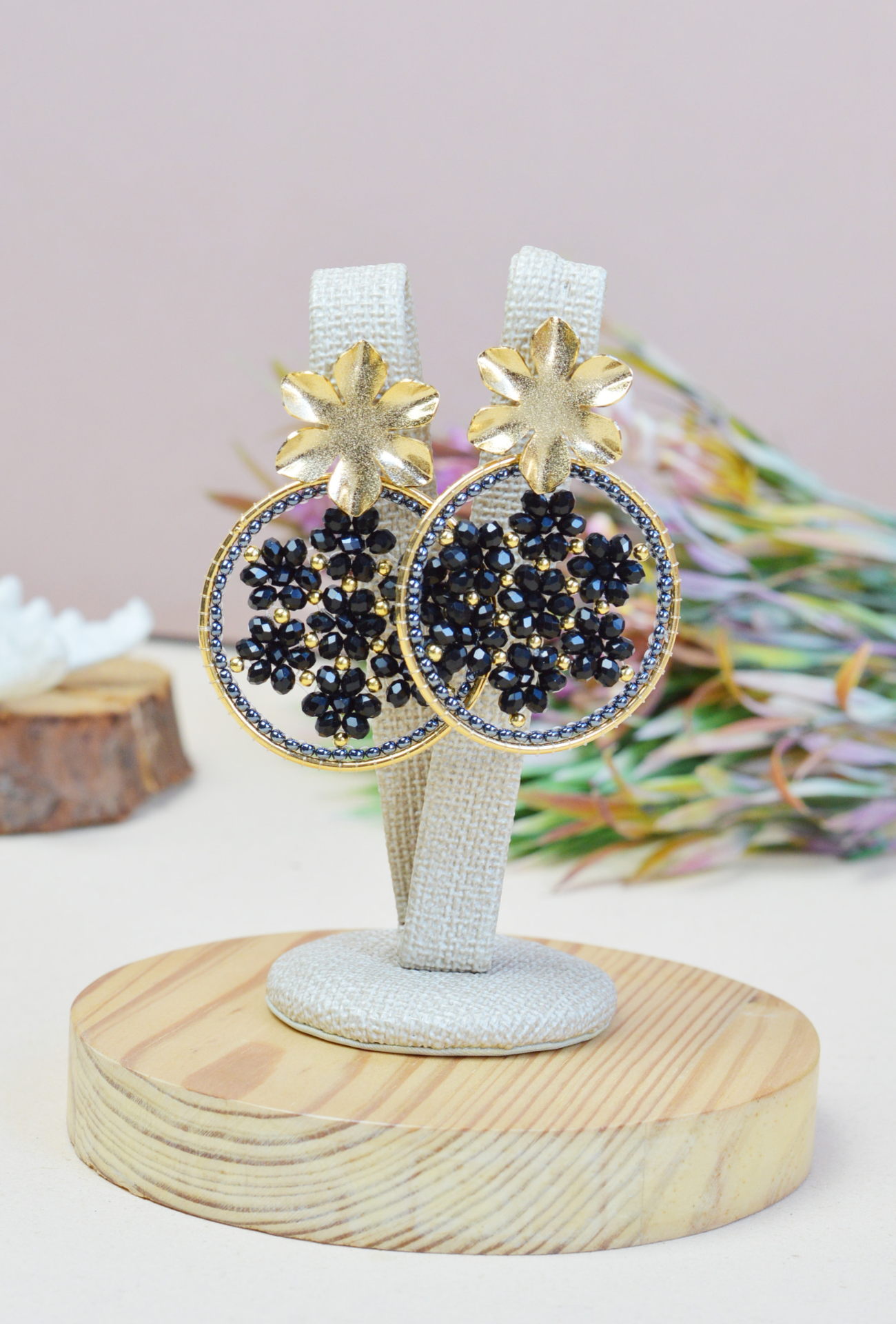 Hand made earrings | Beaded seed bead colorful handmade classy earrings