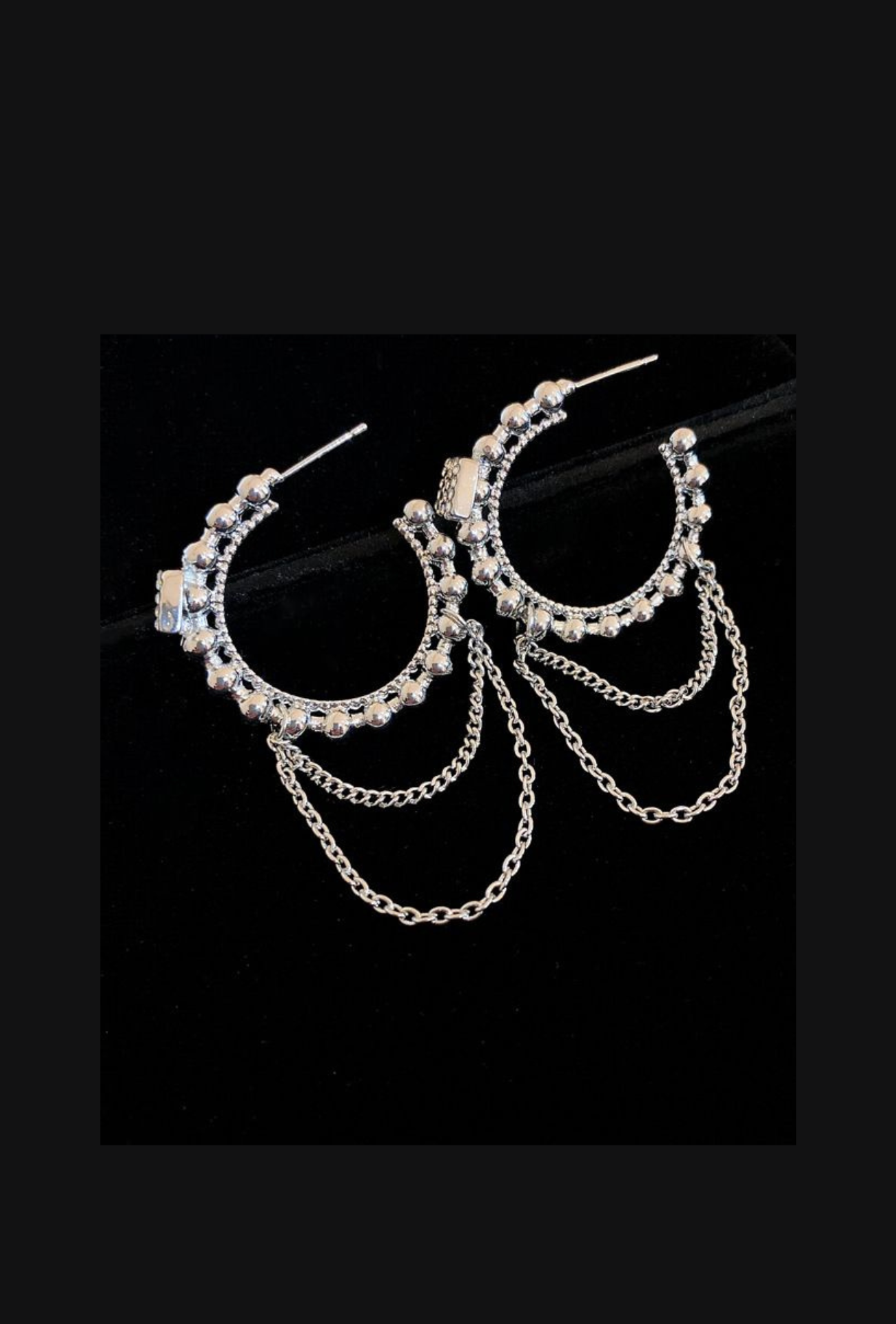 Dangle Hoop Earrings